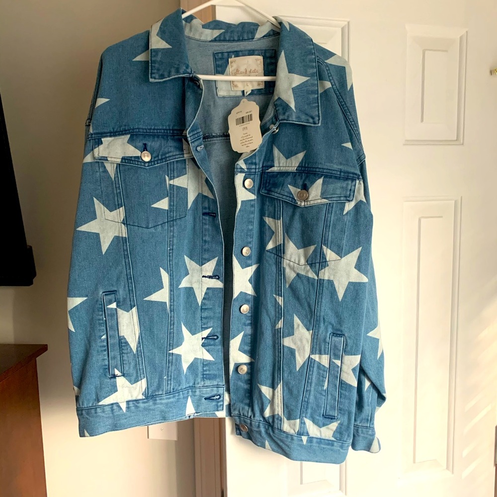 Star denim jacket
